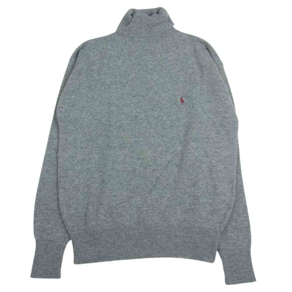POLO RALPH LAUREN ポロ・ラルフローレン タートルネック ハイネック ニット グレー系 L【中古】