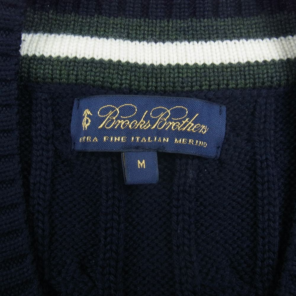 Brooks Brothers ブルックスブラザーズ Vネック ニット ネイビー系 M【中古】