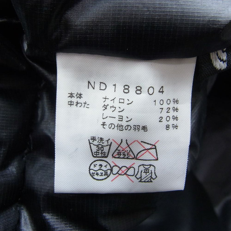 THE NORTH FACE ノースフェイス ND18804 ACONCAGUA VEST アコンカグア ダウン ベスト ブラック系 M【中古】