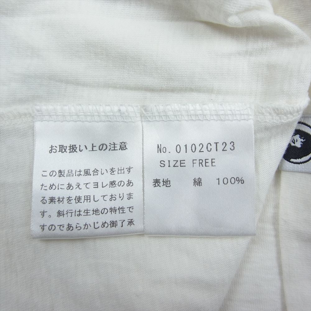 HYSTERIC GLAMOUR ヒステリックグラマー 0102CT23 COURTNEY LOVE コートニーラブ プリント Tシャツ 半袖 ホワイト系 F【中古】