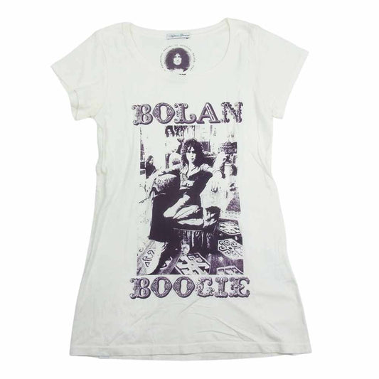 HYSTERIC GLAMOUR ヒステリックグラマー 0192CT04 T.REX プリント 半袖 Tシャツ オフホワイト系 F【中古】