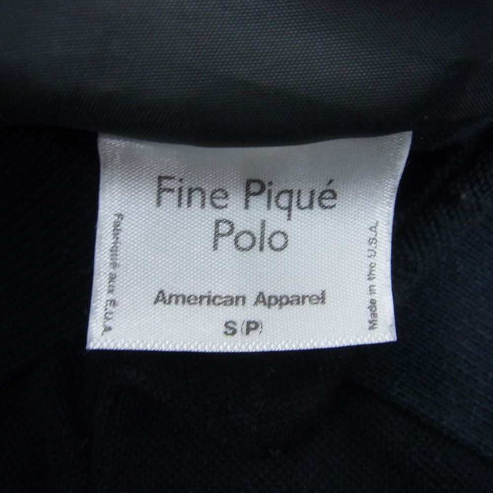 GABOR ガボール ギャランティカード付属 Atelier Mark Polo Shirt アトリエ マーク ポロシャツ ブラック系 S【中古】