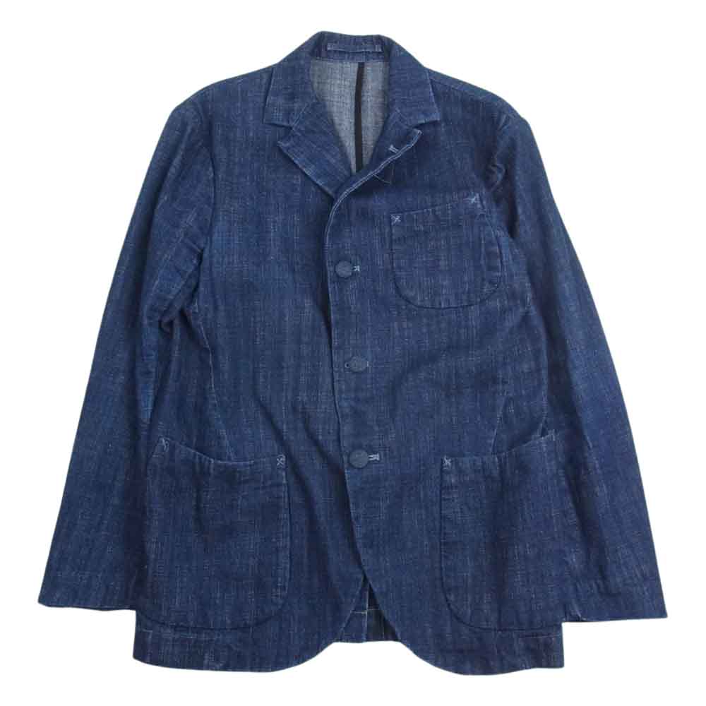 EVISU エヴィス YAMANE MADISON 2 マディソン2  デニム テーラード ジャケット インディゴブルー系 36【中古】