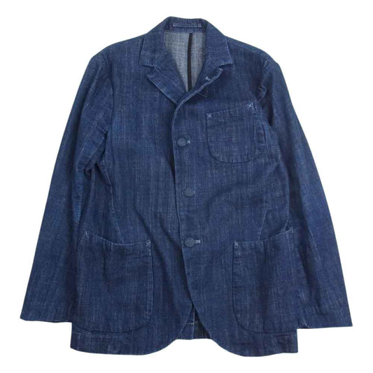 EVISU エヴィス YAMANE MADISON 2 マディソン2  デニム テーラード ジャケット インディゴブルー系 36【中古】