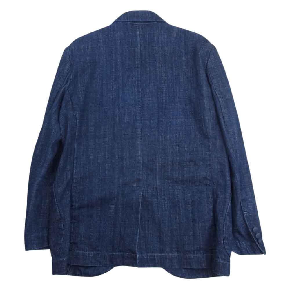 EVISU エヴィス YAMANE MADISON 2 マディソン2  デニム テーラード ジャケット インディゴブルー系 36【中古】