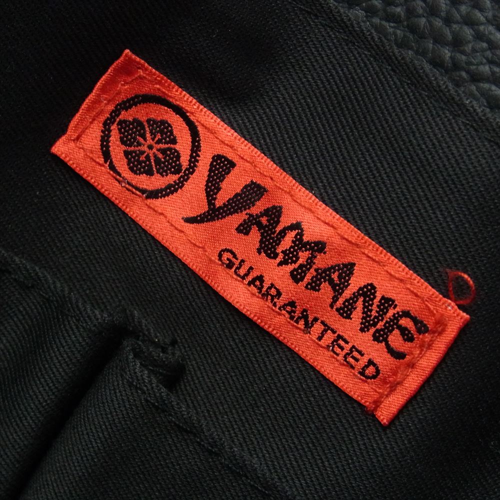 EVISU エヴィス yamane guaranteed ヤマネギャランティード レザー トート バッグ ブラック系【中古】