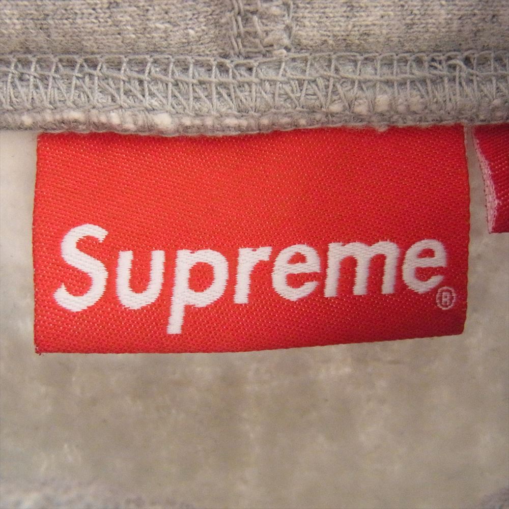 Supreme シュプリーム 20AW  Cross Box Logo Hooded Sweatshirt クロスボックスロゴ フーディー プルオーバー スウェット パーカー グレー系 L【中古】