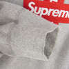 Supreme シュプリーム 20AW  Cross Box Logo Hooded Sweatshirt クロスボックスロゴ フーディー プルオーバー スウェット パーカー グレー系 L【中古】