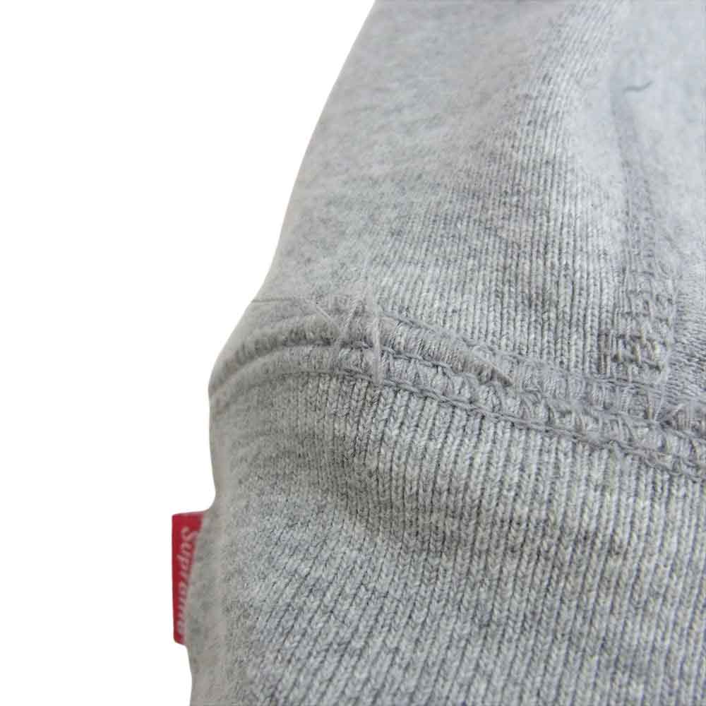 Supreme シュプリーム 20AW  Cross Box Logo Hooded Sweatshirt クロスボックスロゴ フーディー プルオーバー スウェット パーカー グレー系 L【中古】