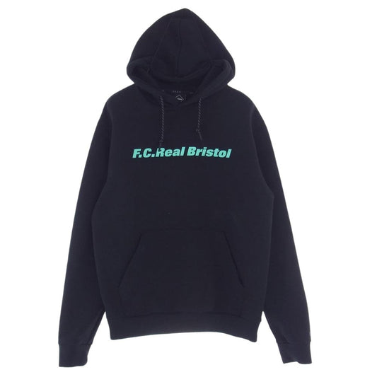 F.C.R.B. エフシーアールビー 21AW FCRB-212062 AUTHENTIC LOGO TECH KNIT TRAINING HOODIE スウェット パーカー ブラック系 M【中古】
