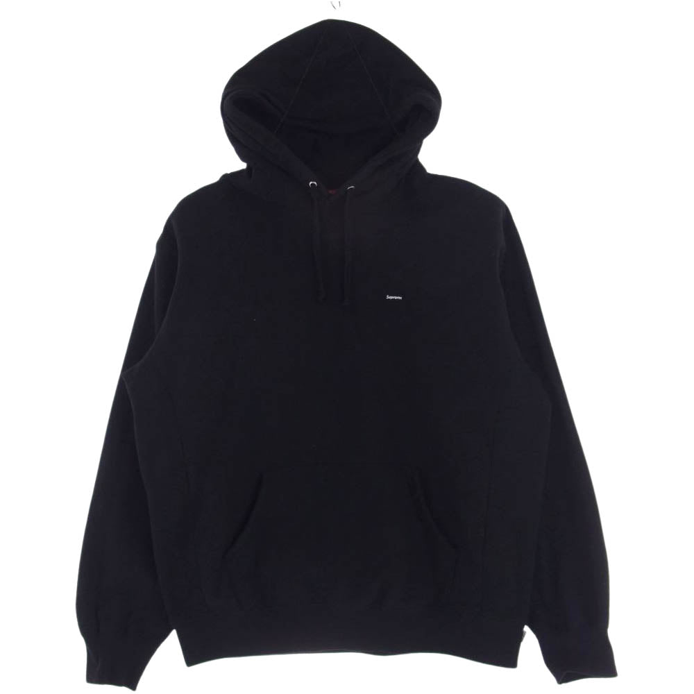 Supreme シュプリーム 22SS Small Box Hooded Sweatshirt スモールボックスロゴ プルオーバー パーカー ブラック  ブラック系 M【中古】