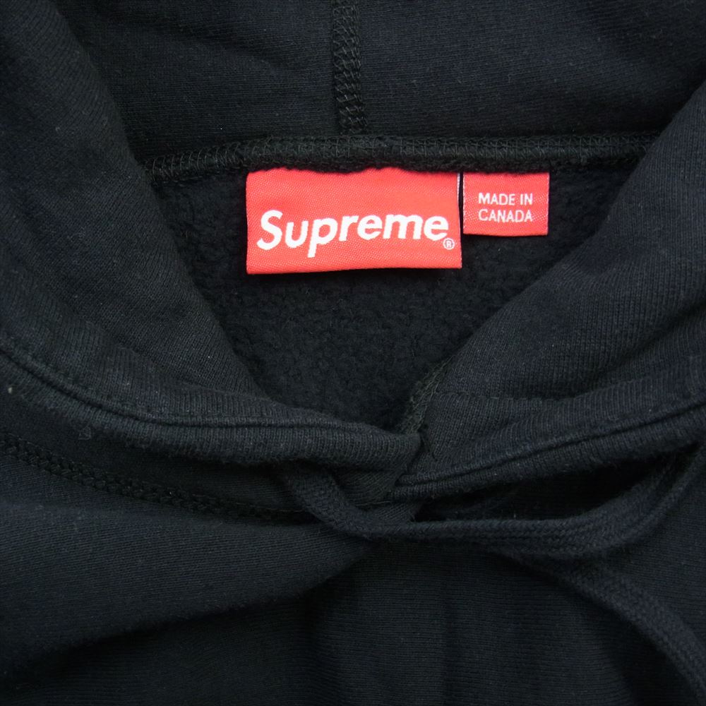 Supreme シュプリーム 22SS Small Box Hooded Sweatshirt スモールボックスロゴ プルオーバー パーカー ブラック  ブラック系 M【中古】