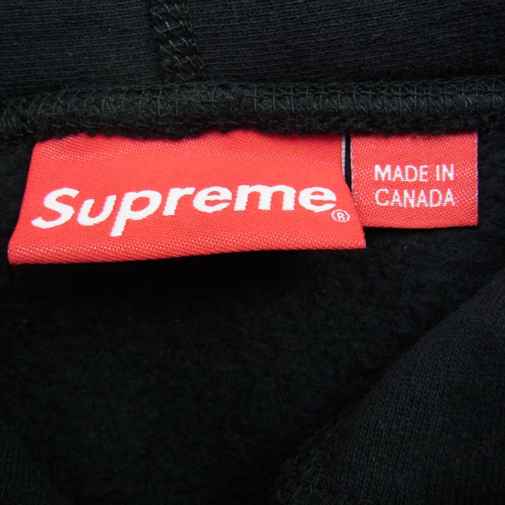 Supreme シュプリーム 22SS Small Box Hooded Sweatshirt スモールボックスロゴ プルオーバー パーカー ブラック  ブラック系 M【中古】