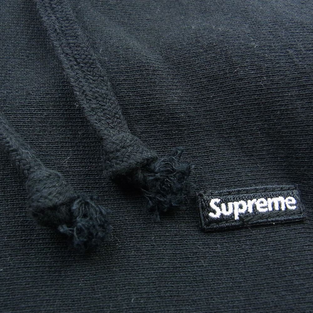 Supreme シュプリーム 22SS Small Box Hooded Sweatshirt スモールボックスロゴ プルオーバー パーカー ブラック  ブラック系 M【中古】