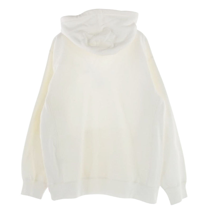 Supreme シュプリーム 22SS Small Box Hooded Sweatshirt スモールボックスロゴ プルオーバー パーカー ホワイト  ホワイト系 M【美品】【中古】