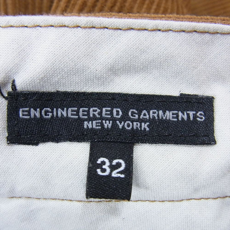 Engineered Garments エンジニアードガーメンツ ANDOVER PANT アンドーバー コーデュロイ パンツ ブラウン系 32【中古】