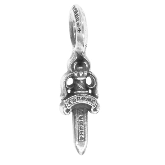 CHROME HEARTS クロムハーツ（原本無） ギャランティ付属 STACK DAGGER V2 ダガー スタック チャーム シルバー ペンダントトップ シルバー系【中古】