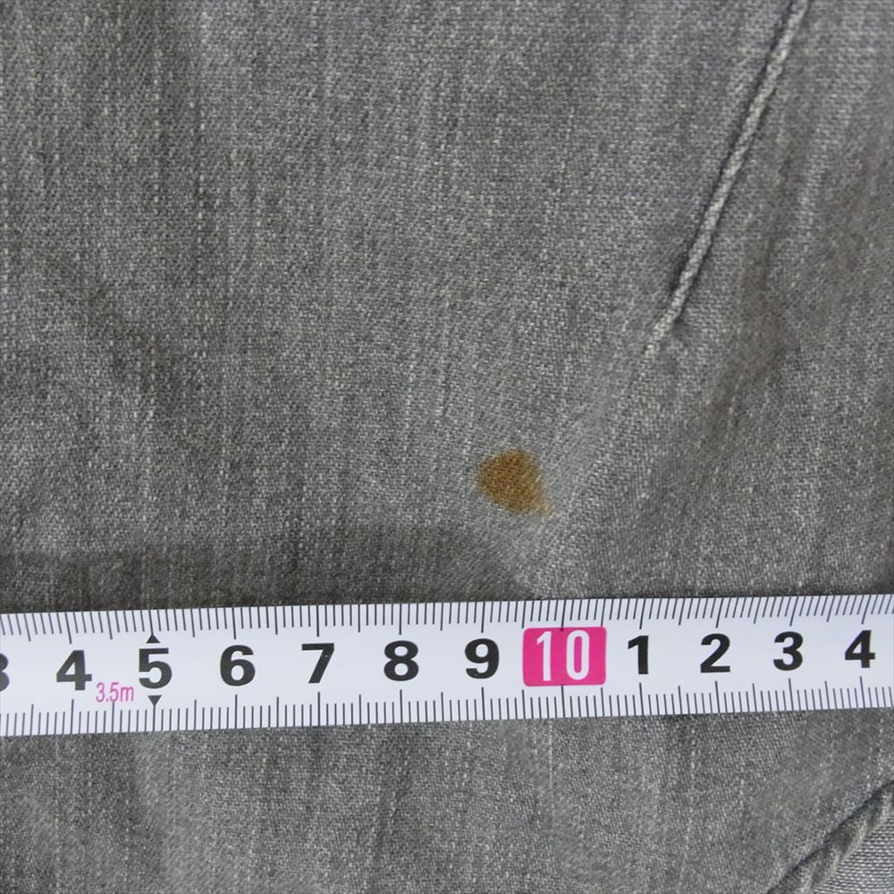 NUMBER(N)INE ナンバーナイン F07-NNS001B デニム ウェスタン 長袖 シャツ ブラック系 2【中古】