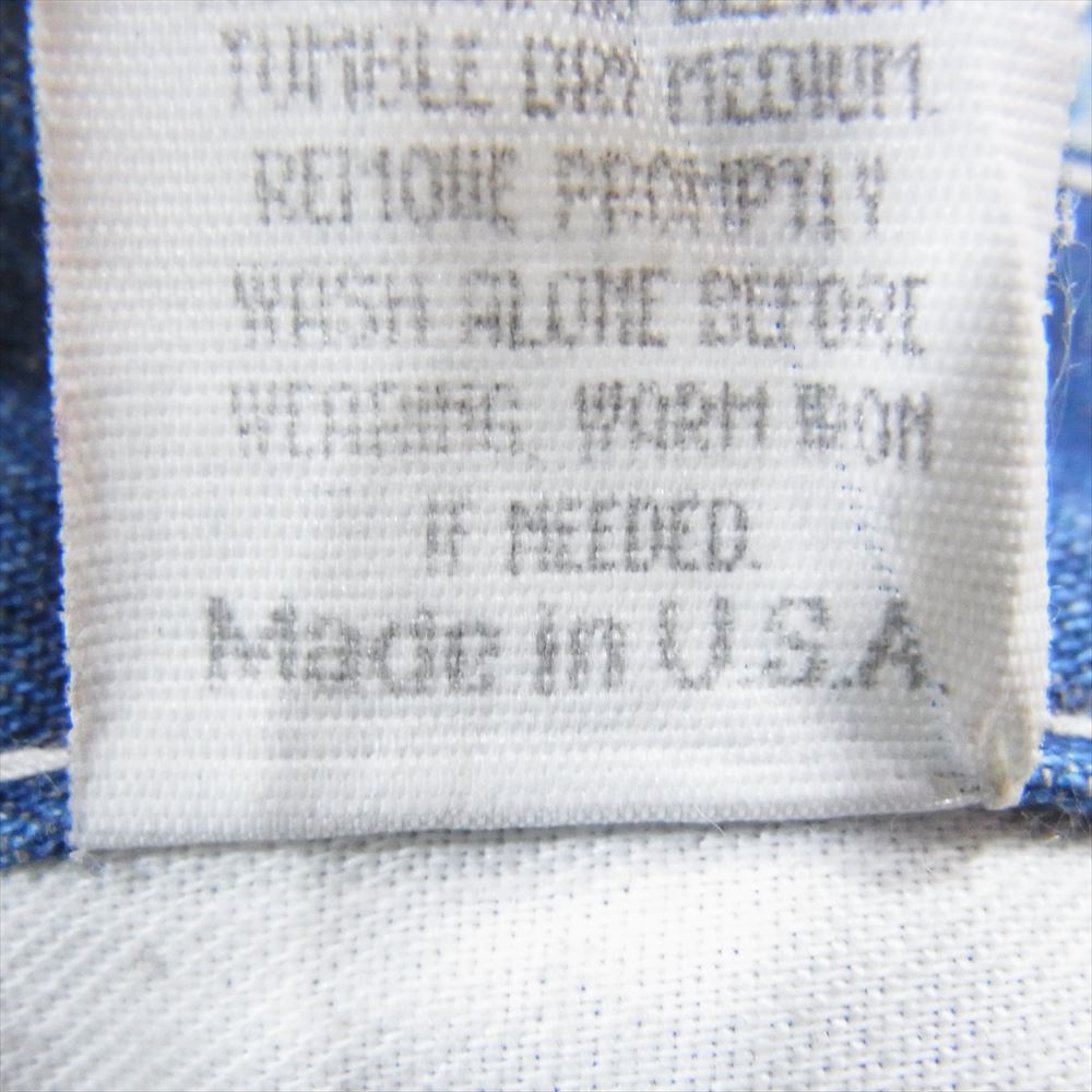 OSHKOSH オシュコシュ 60s 70s B’GOSH UNION MADE SANFORIZED アメリカ製 ヴィンテージ 42TALON社製ジッパー ペインター デニムパンツ インディゴブルー系 32/34【中古】