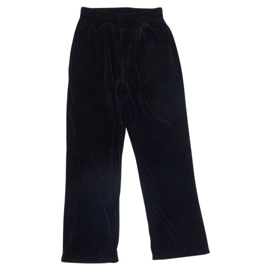 キネマ 22AW KNM-22AW-PT08 Velor flare pants ベロア フレア イージー パンツ ブラック系 M【中古】