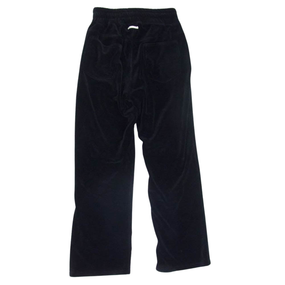 キネマ 22AW KNM-22AW-PT08 Velor flare pants ベロア フレア イージー パンツ ブラック系 M【中古】