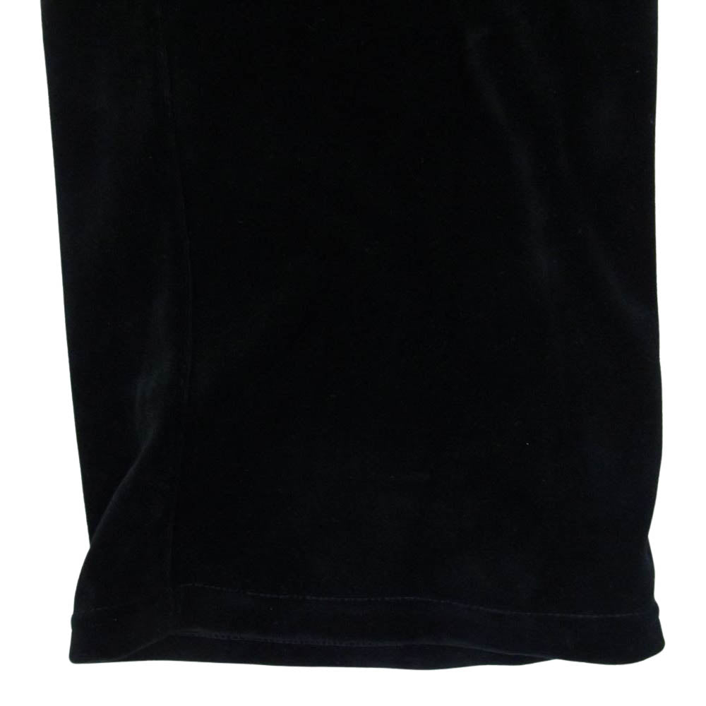キネマ 22AW KNM-22AW-PT08 Velor flare pants ベロア フレア イージー パンツ ブラック系 M【中古】