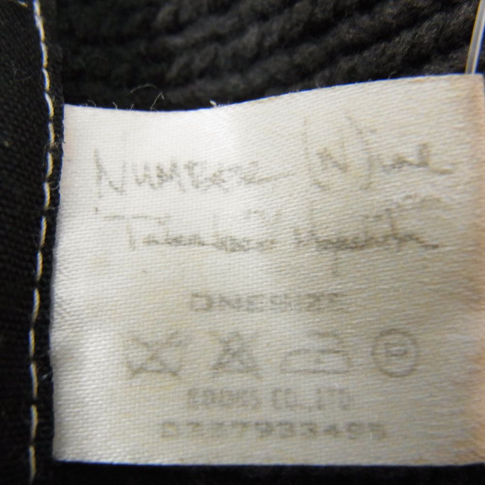 NUMBER(N)INE ナンバーナイン バルーン ニット キャップ ブラック系 ONE SIZE【中古】