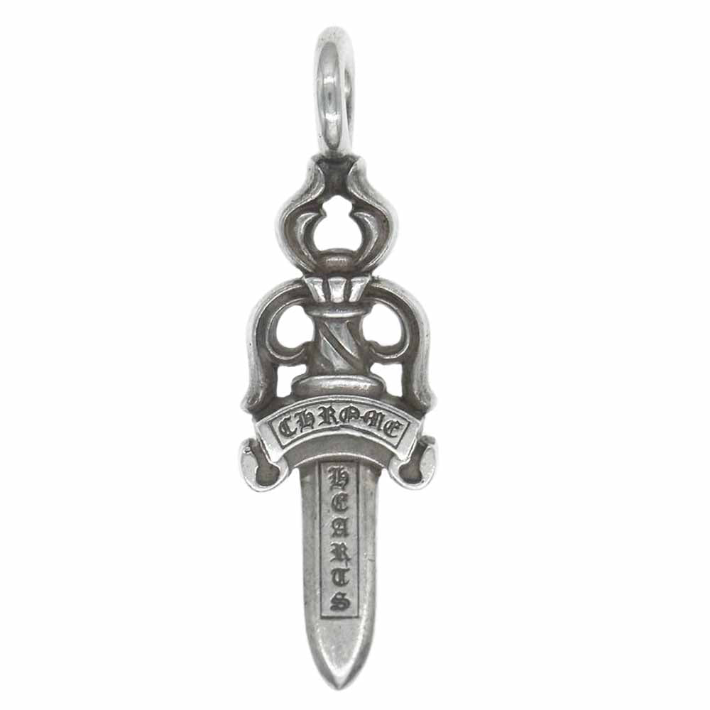 CHROME HEARTS クロムハーツ（原本無） DOUBLE DAGGER ダブルダガー ペンダントトップ シルバー系【中古】