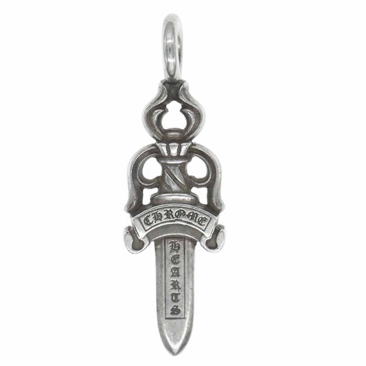CHROME HEARTS クロムハーツ（原本無） DOUBLE DAGGER ダブルダガー ペンダントトップ シルバー系【中古】