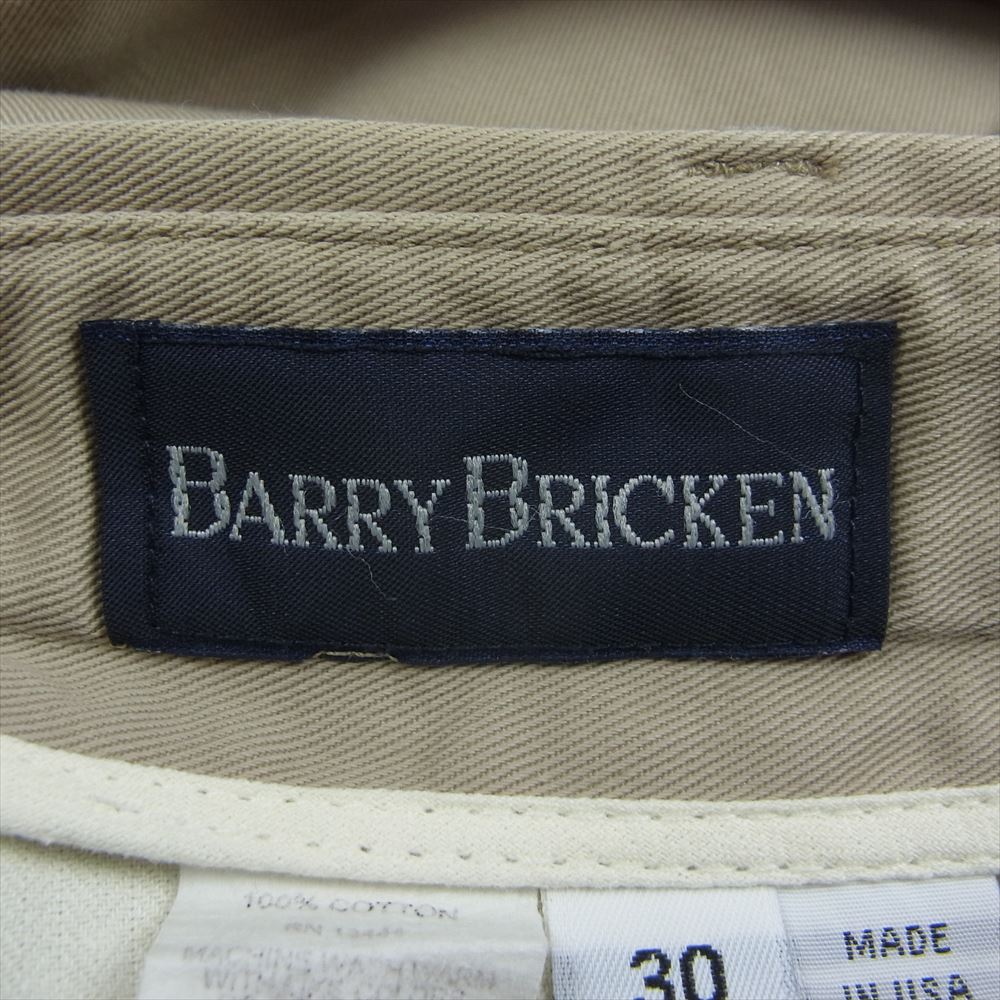 バリーブリッケン ミリタリー チノ パンツ ベージュ系 30【中古】