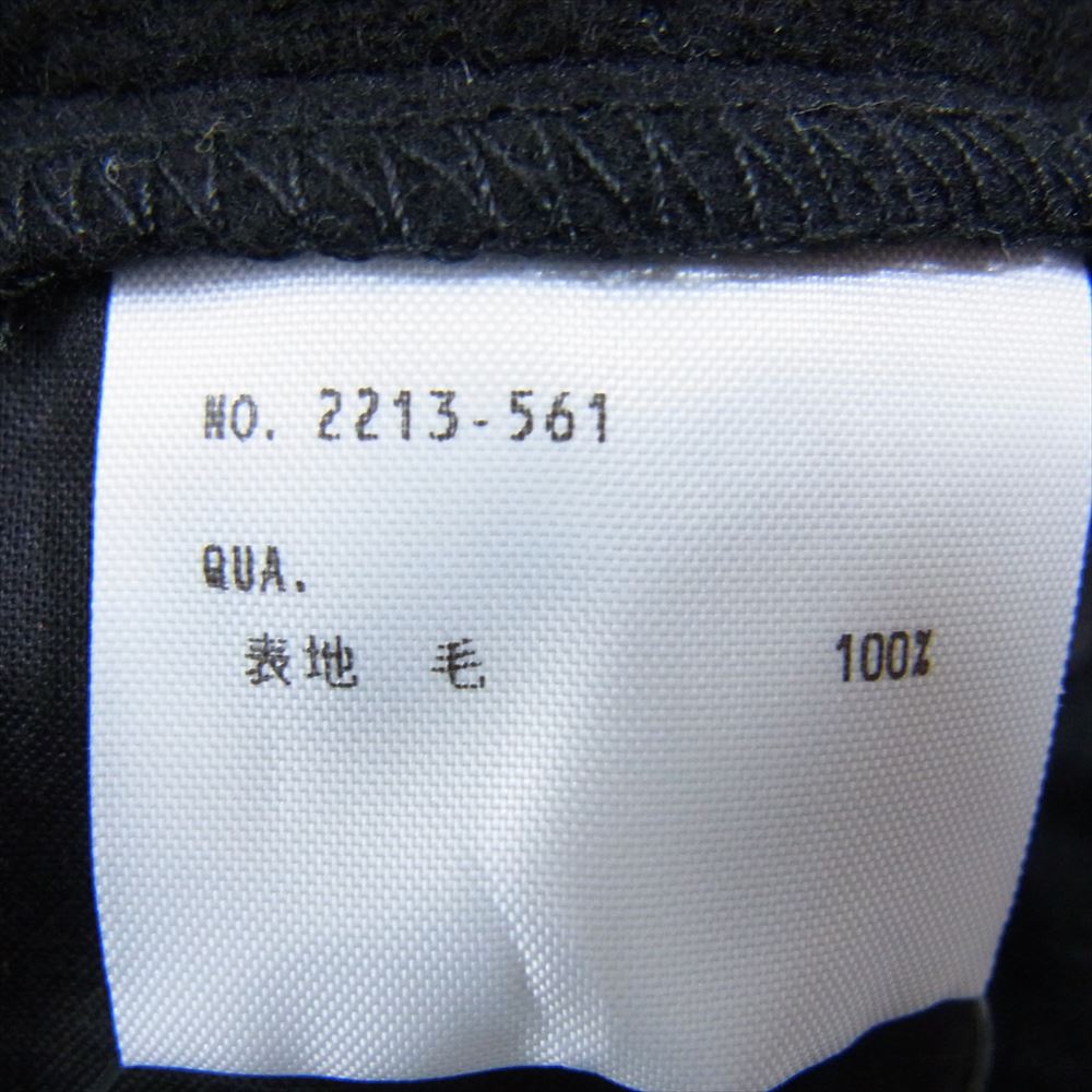 LAD MUSICIAN ラッドミュージシャン 2213-561 FRONT TUCK SARROWUEL PANTS WOOL JERSEY フロントタック ウールジャージー スリム サルエルパンツ ブラック系 46【中古】