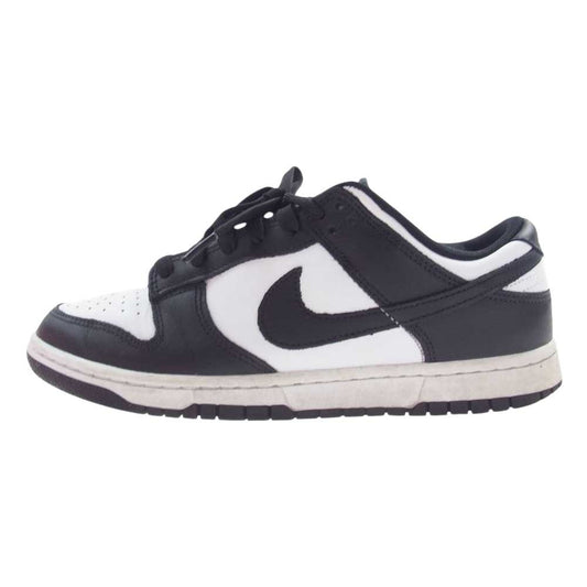 NIKE ナイキ DD1391-100 Dunk Low Retro White Black ダンク ロー レトロ ホワイト ブラック パンダ スニーカー ブラック系 ホワイト系 26.5cm【中古】