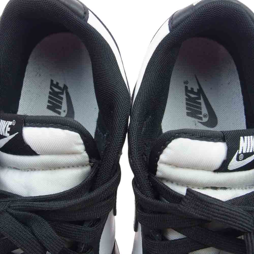 NIKE ナイキ DD1391-100 Dunk Low Retro White Black ダンク ロー レトロ ホワイト ブラック パンダ スニーカー ブラック系 ホワイト系 26.5cm【中古】