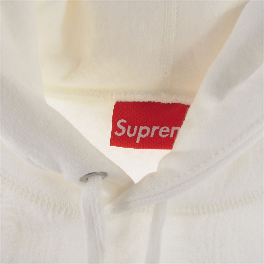 Supreme シュプリーム 23AW Box Logo Hooded Sweatshirt ボックスロゴ フーデッド スウェットシャツ フーディー パーカー ホワイト系 L【新古品】【未使用】【中古】