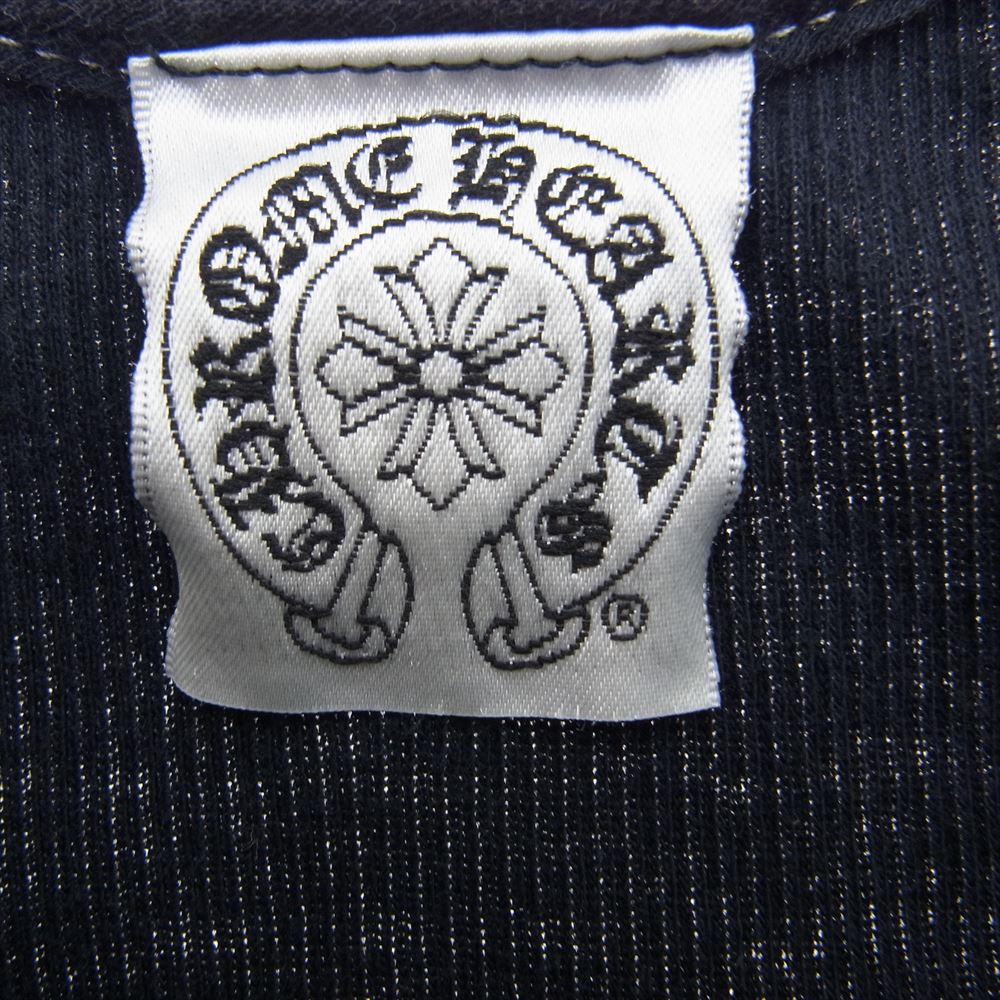 CHROME HEARTS クロムハーツ（原本無） 国内正規品 金文字 CHプラス スクロールラベル ホースシューバックプリント タンクトップ ブラック系 M【中古】