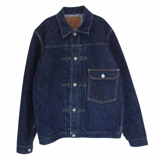 FULLCOUNT フルカウント Lot .2743 1st TIGHT FIT HEAVY OZ 15.5oz ファーストタイプ ヘビーオンス デニムジャケット サイズ40 インディゴブルー系 40【中古】