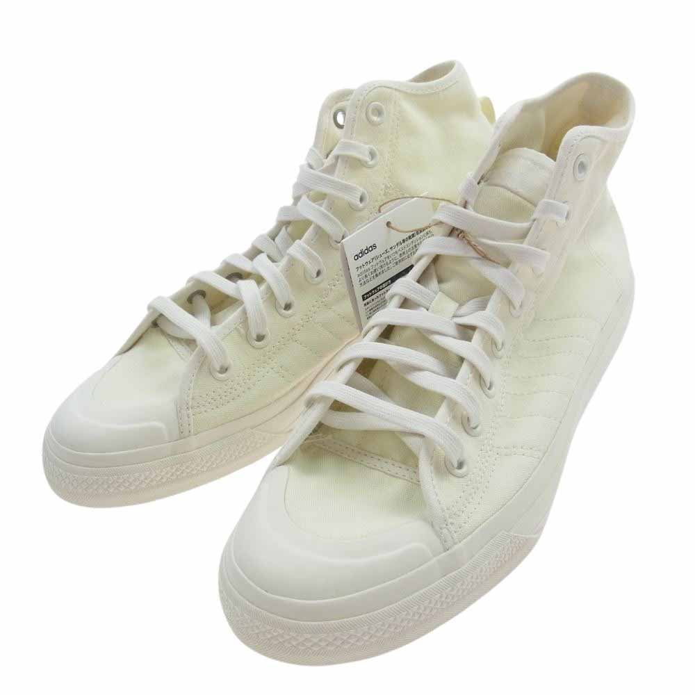 adidas アディダス F34941 NIZZA HI RF ニッツァ ハイカット スニーカー オフホワイト系 29cm【新古品】【未使用】【中古】