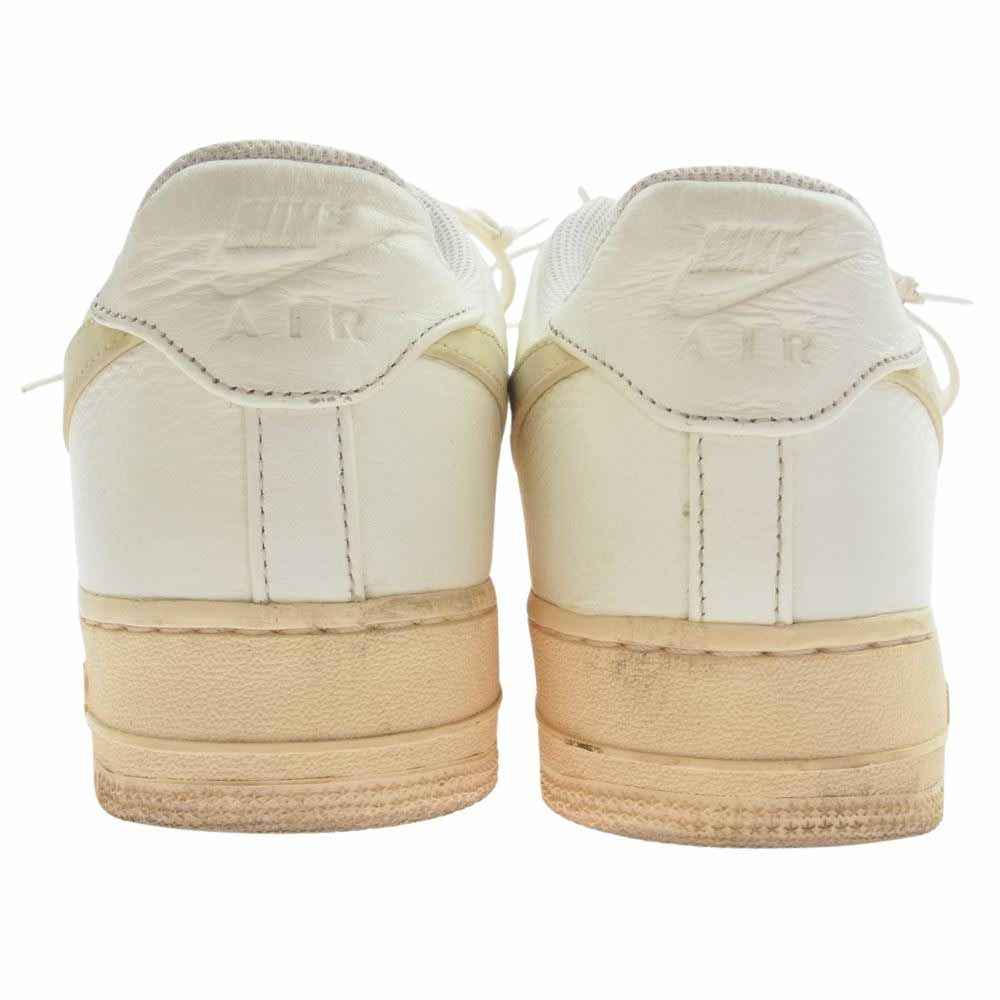 NIKE ナイキ AT4143-101 Air Force 1 Low 07 Premium Oversize Swoosh AF1 エアフォース1 プレミアム オーバーサイズスウォッシュ ローカットスニーカー ホワイト系 ベージュ系 28.5cm【中古】