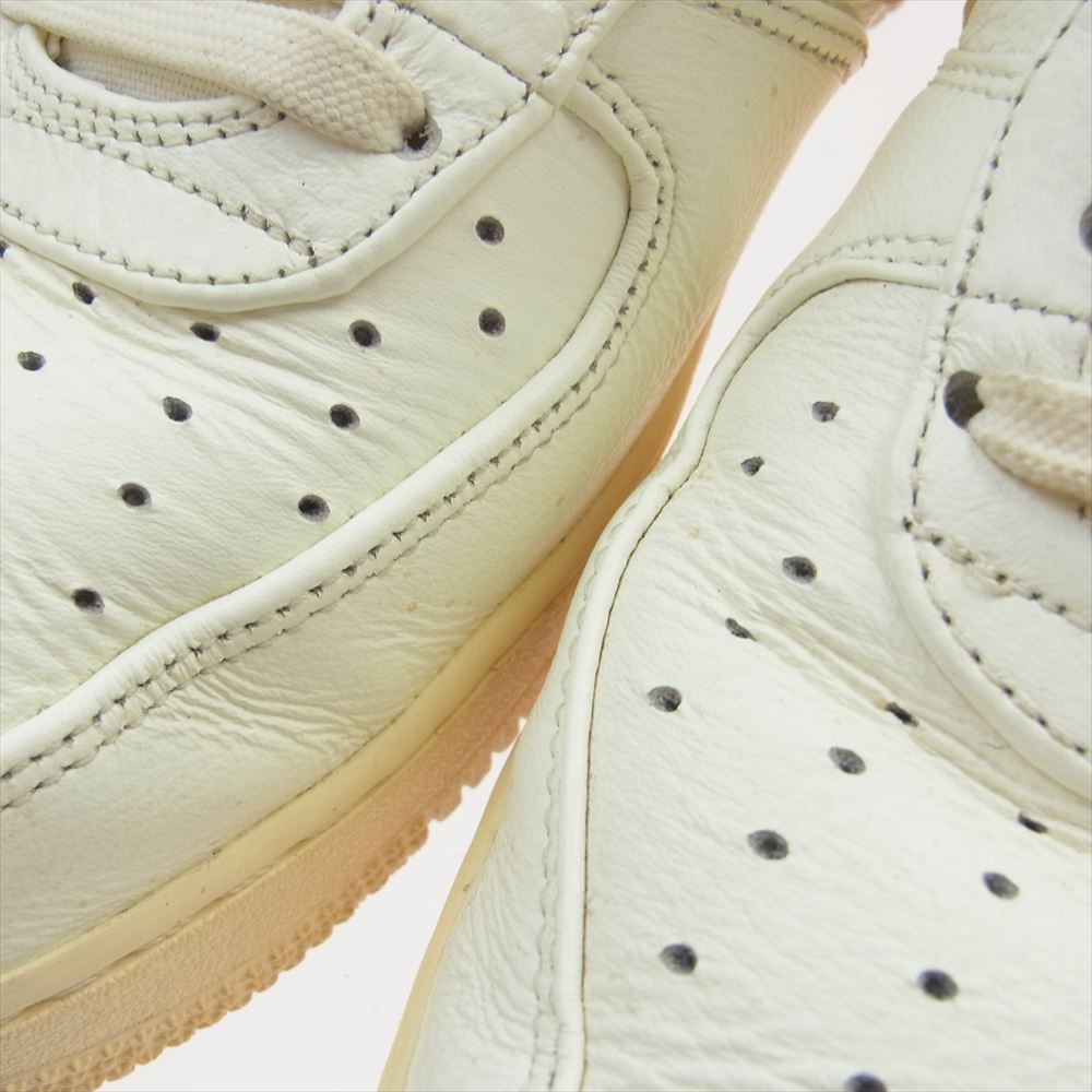 NIKE ナイキ AT4143-101 Air Force 1 Low 07 Premium Oversize Swoosh AF1 エアフォース1 プレミアム オーバーサイズスウォッシュ ローカットスニーカー ホワイト系 ベージュ系 28.5cm【中古】