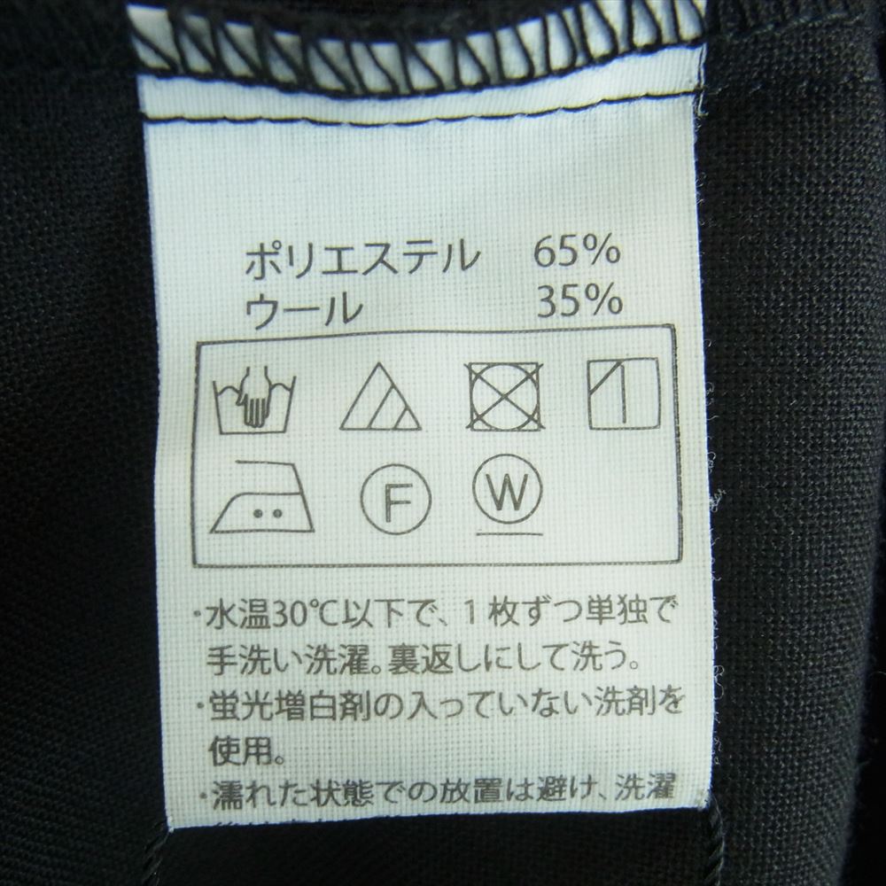 COOTIE クーティー T/W Work S/S Shirt ポリエステル ウール 半袖 シャツ 日本製 ブラック系 XL【美品】【中古】