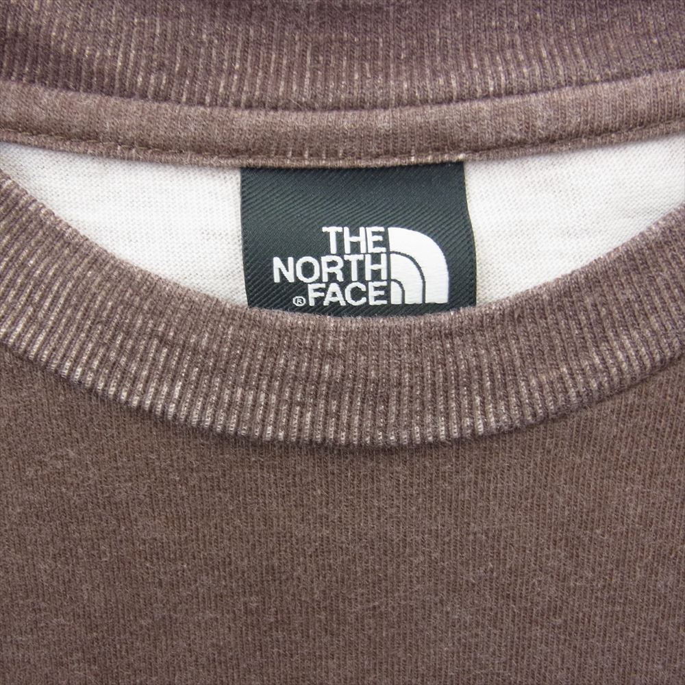 Supreme シュプリーム 21SS NT52202I ×THE NORTH FACE Pigment Printed L/S TEE  ノースフェイス ピグメント プリンテッド クルーネック 長袖 Tシャツ ブラウン系 XXL ASIA:XXL/US:XL【中古】