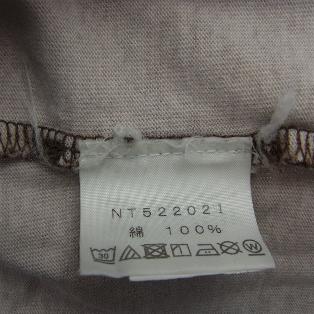 Supreme シュプリーム 21SS NT52202I ×THE NORTH FACE Pigment Printed L/S TEE  ノースフェイス ピグメント プリンテッド クルーネック 長袖 Tシャツ ブラウン系 XXL ASIA:XXL/US:XL【中古】