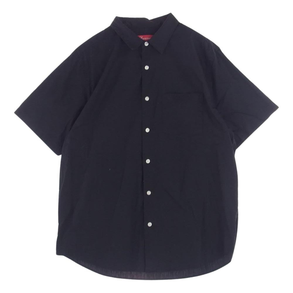 Supreme シュプリーム 21SS Iggy Pop S/S Shirt イギー・ポップ プリント 半袖 シャツ ブラック系 L【中古】