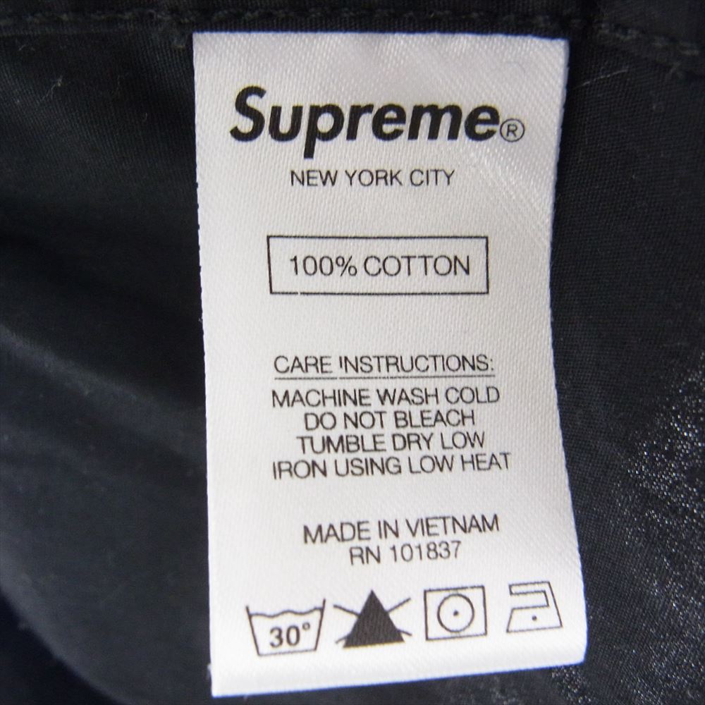 Supreme シュプリーム 21SS Iggy Pop S/S Shirt イギー・ポップ プリント 半袖 シャツ ブラック系 L【中古】