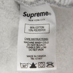 Supreme シュプリーム 19AW Text Stripe Zip Up Hooded Sweatshirt テキスト ストライプ ジップアップ フーディー スウェット パーカー グレー系 XL【中古】