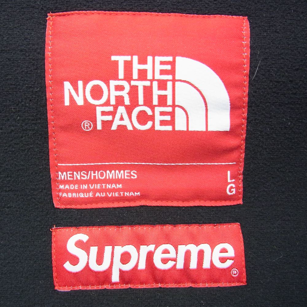 Supreme シュプリーム 20AW × THE NORTH FACE  ノースフェイス S Logo Hooded Fleece Jacket Sロゴ フーディ フリース ジャケット ライトグリーン系【中古】
