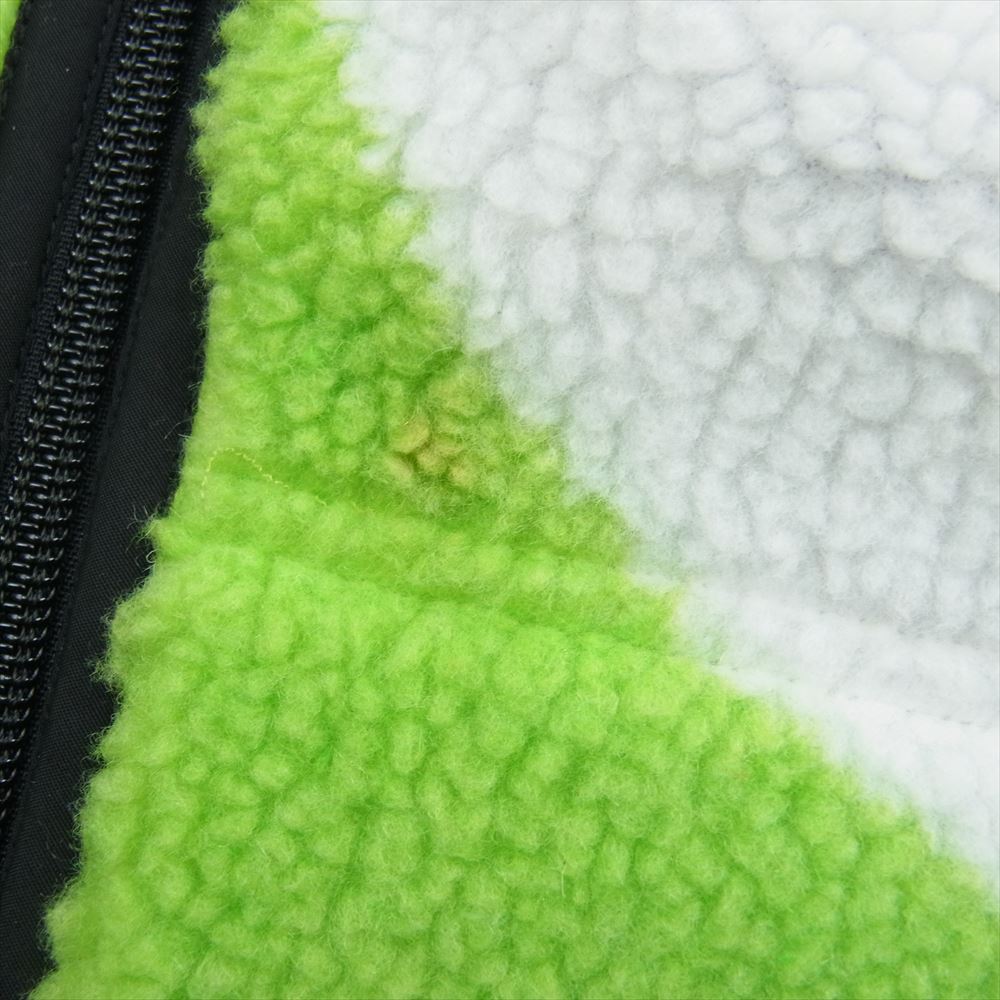 Supreme シュプリーム 20AW × THE NORTH FACE  ノースフェイス S Logo Hooded Fleece Jacket Sロゴ フーディ フリース ジャケット ライトグリーン系【中古】