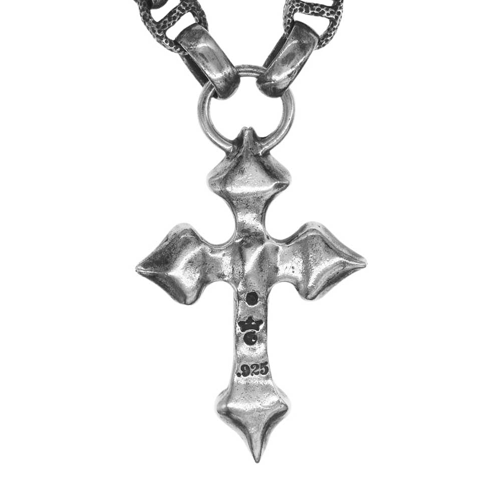 GABOR ガボール Gaboratory International ガボラトリーインターナショナル 4HEART CHISELED SMALL CROSS WITH SMOOTH H.W.O 4ハート チゼルド スモールクロス スムース アンカー ネックレス シルバー系【中古】