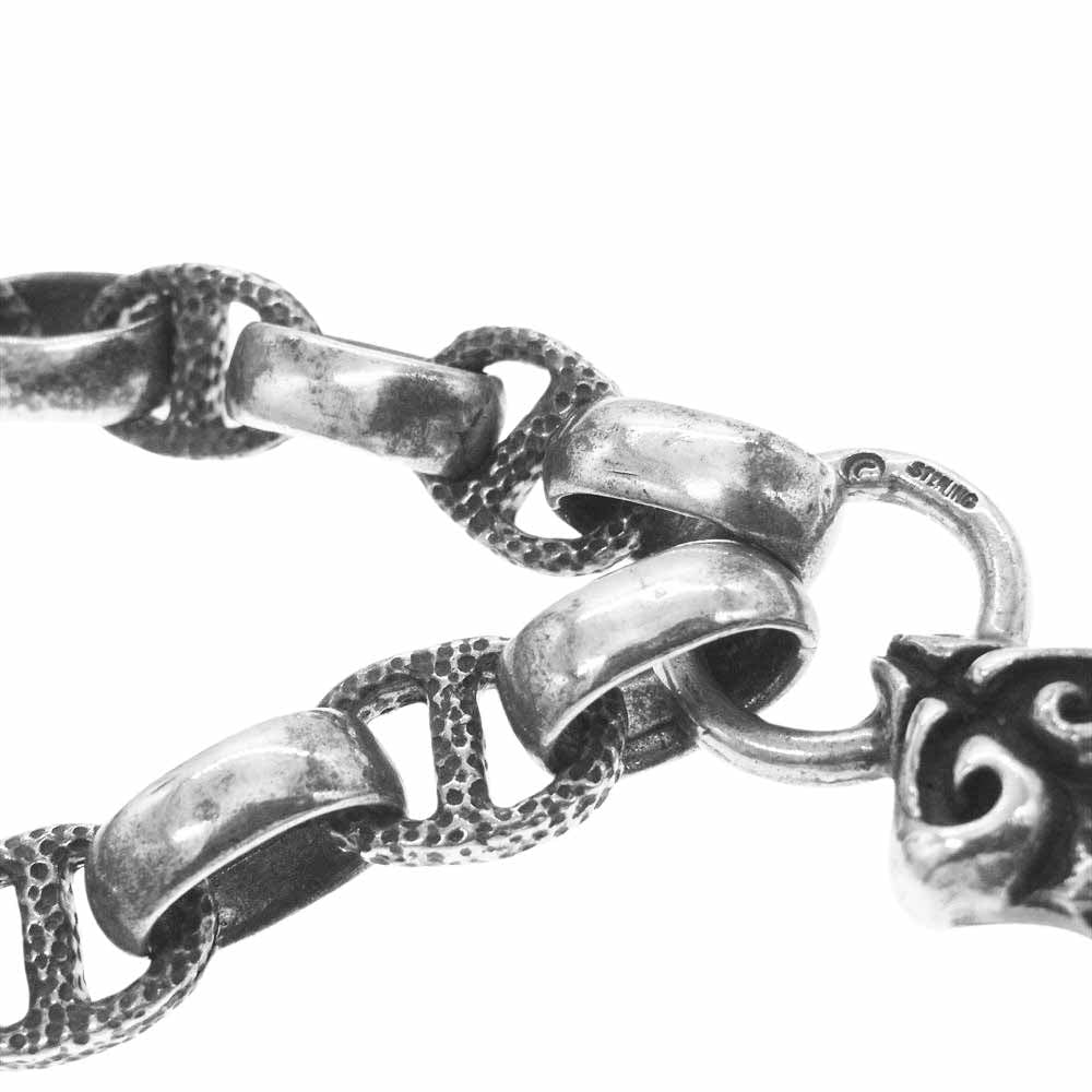 GABOR ガボール Gaboratory International ガボラトリーインターナショナル 4HEART CHISELED SMALL CROSS WITH SMOOTH H.W.O 4ハート チゼルド スモールクロス スムース アンカー ネックレス シルバー系【中古】