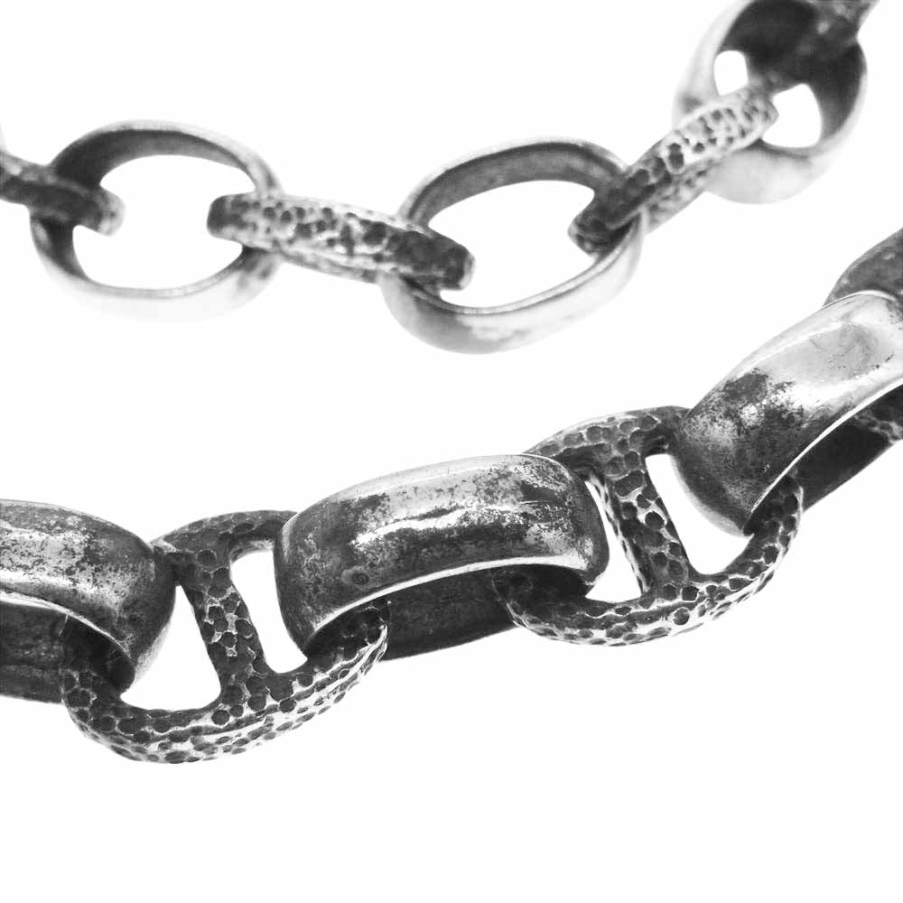 GABOR ガボール Gaboratory International ガボラトリーインターナショナル 4HEART CHISELED SMALL CROSS WITH SMOOTH H.W.O 4ハート チゼルド スモールクロス スムース アンカー ネックレス シルバー系【中古】